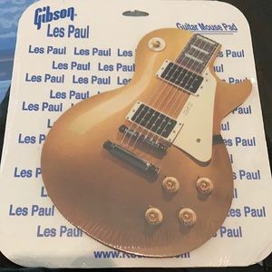 Gibson Les Paul Mouse Pad.  Brand New in wrap.